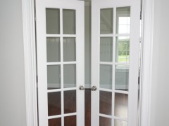 French doors at entrance of living room