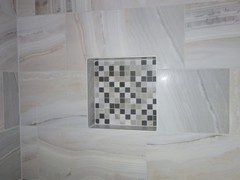 Intricate ceramic tile design