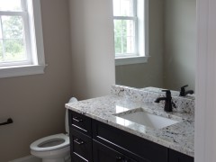 Large powder room on first floor
