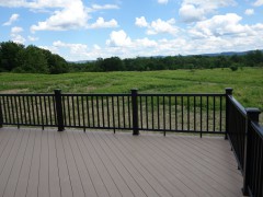 Back view from the upgraded deck