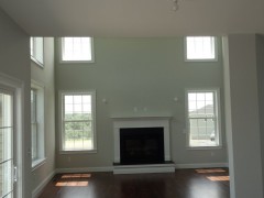 View of family room from the breakfast area